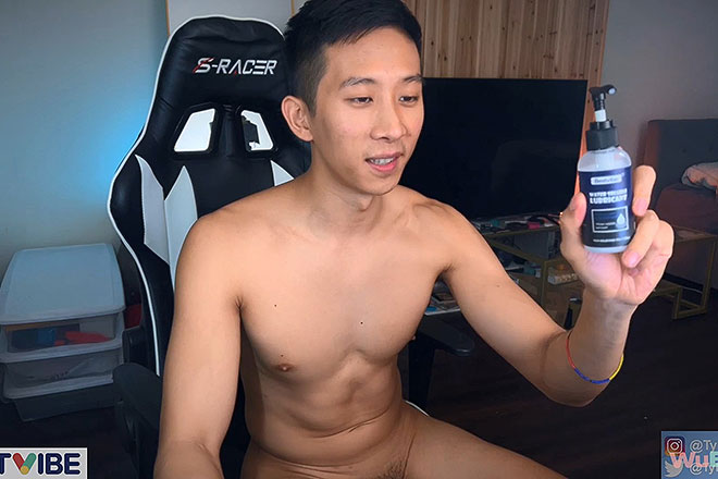 Asian Boy Swallows Cum Image